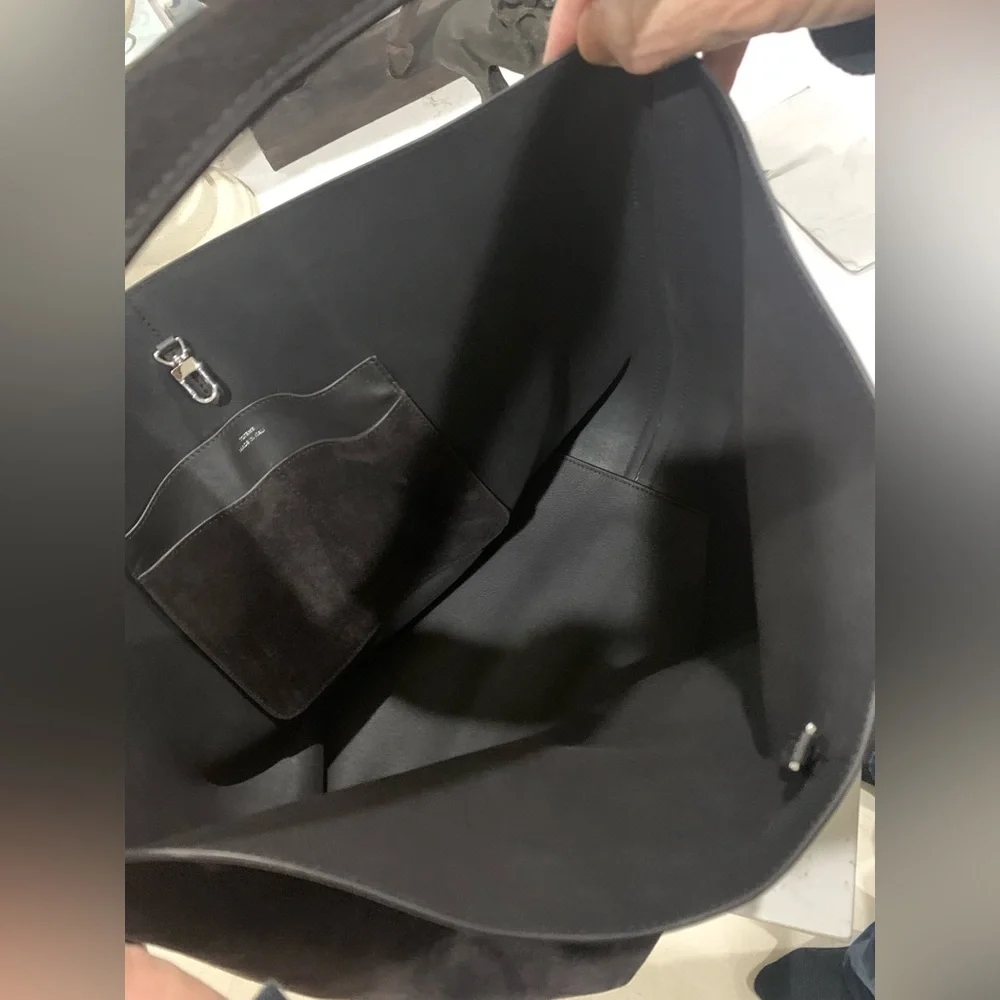 Toteme Suede Belted Tote Bag